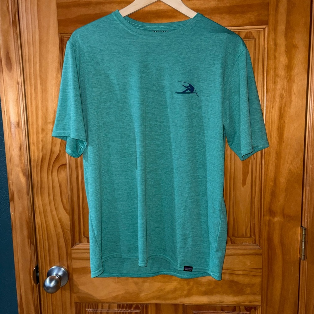 Patagonia Men's Teal Short-Sleeve Performance Shirt